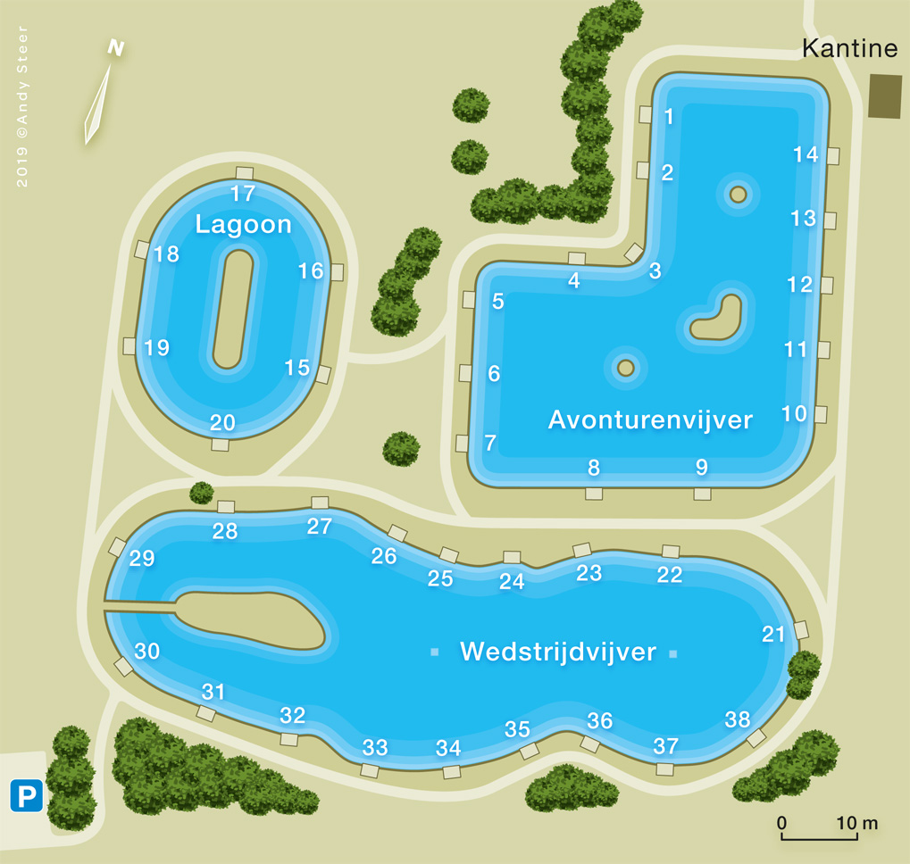 Plattegrond Aquavita Visvijvers